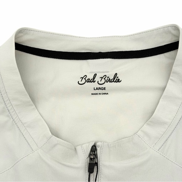 Bad Birdie Other - NWT New Bad Birdie Men's Kinetic Wind Vest Size Large L Glacier Grey Golf Shirt